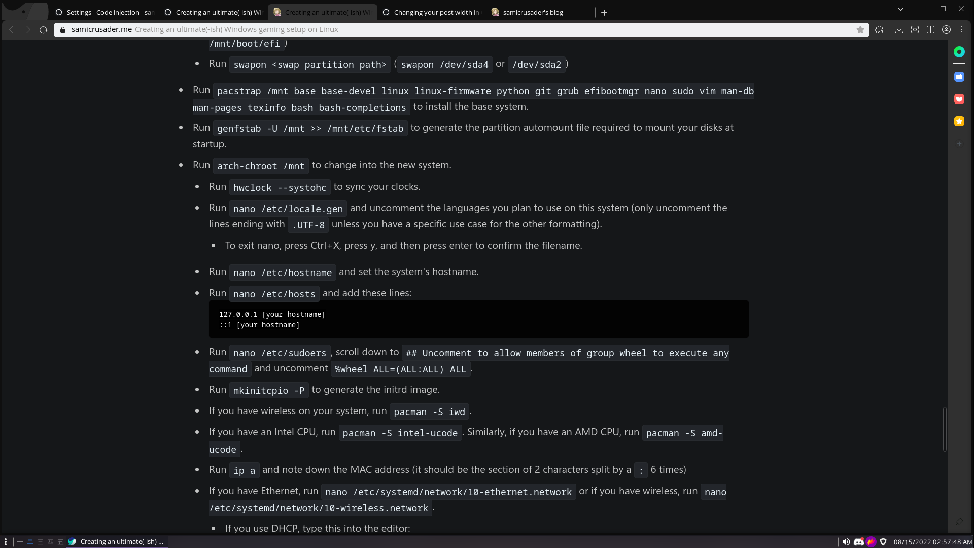 Changing your post width in Ghost (5.x)