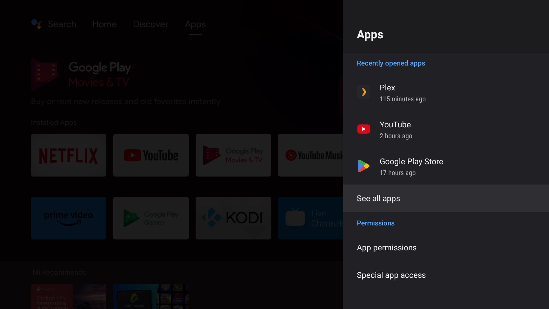 Removing advertisements from Android TV's home screen using BIND 9