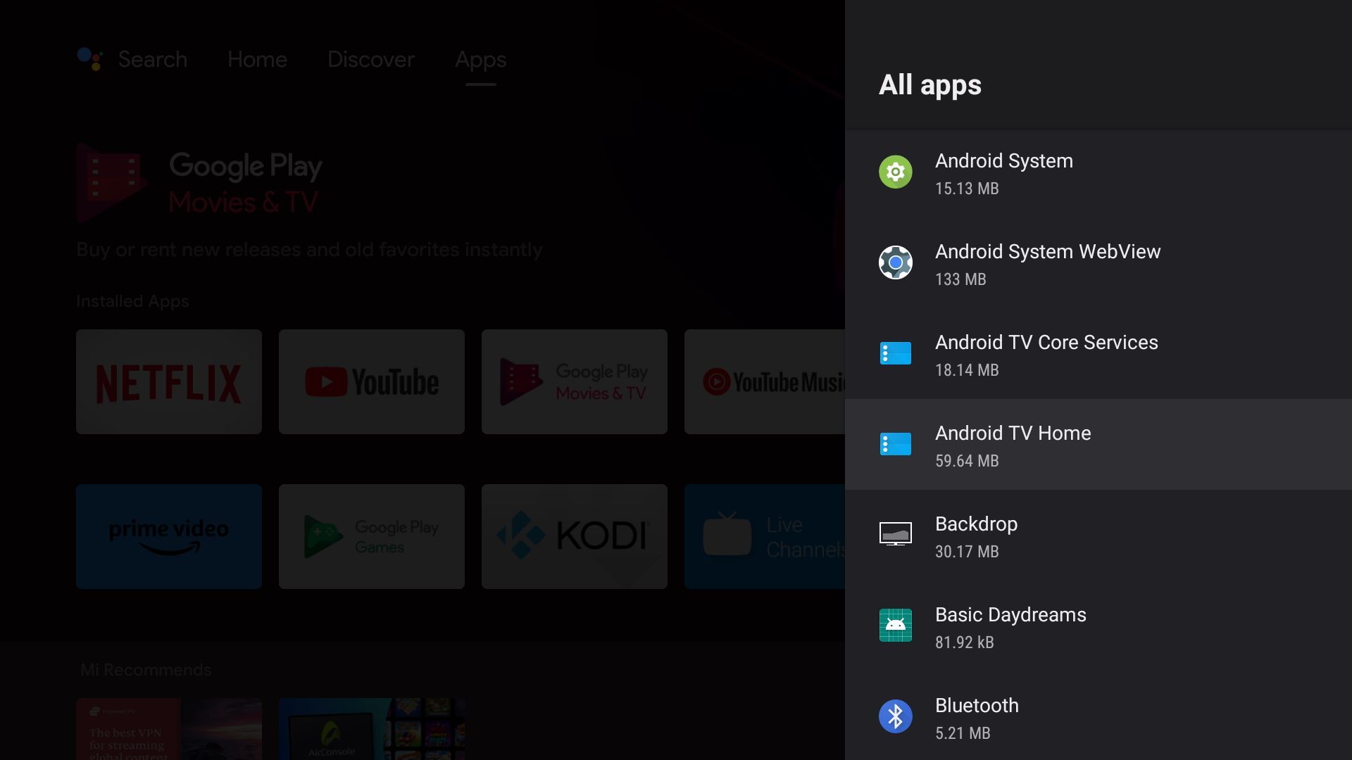 Removing advertisements from Android TV's home screen using BIND 9